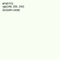 #F8FFF2 - Sugar Cane Color Image